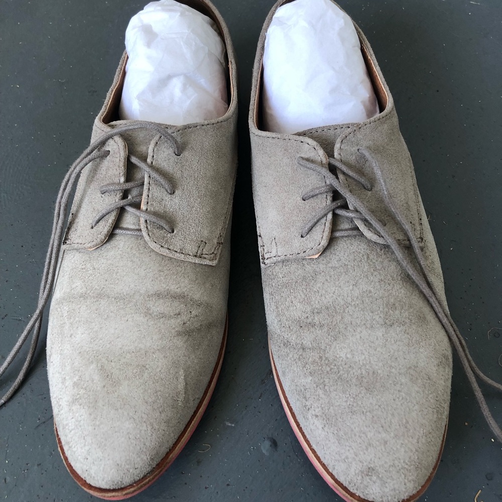 DV by Dolce Vita Gray Suede Oxfords Women’s Size 7